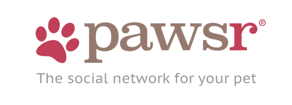 Official pawsr logo with tagline